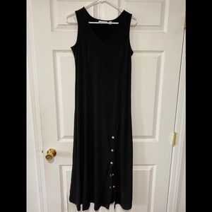 Susan graver liquid knit tank maxi dress